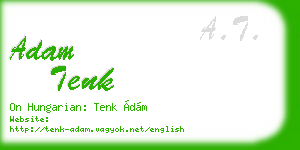 adam tenk business card